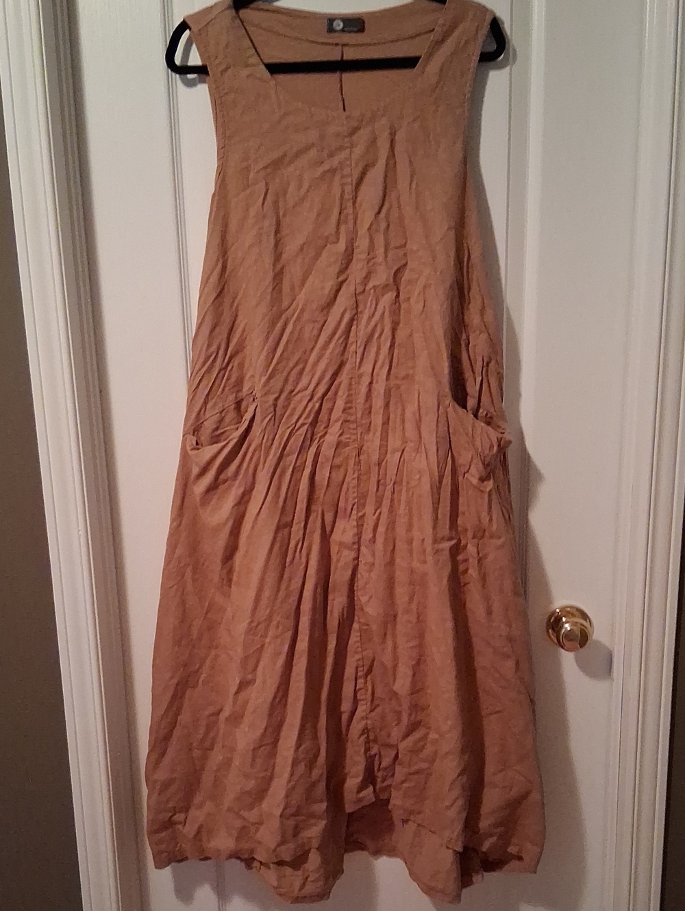 Unique Linen Midi Dress - Made In Italy!
